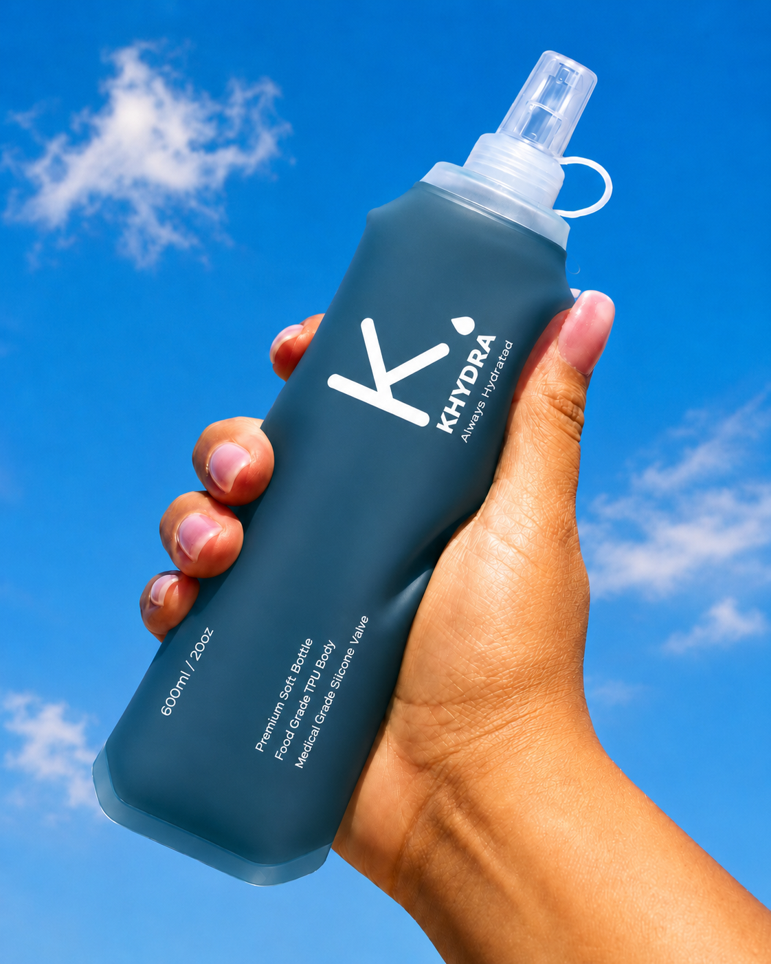 Khydra flask in Deep Teal